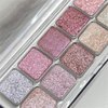 GHFCZOO 12-Color Pink Rose Red Glitter Eyeshadow Palette – Versatile Day-to-Night Looks, Blendable, Long-Lasting, Highly Pigmented Light & Glitter Shades