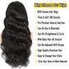 13x6 Body Wave Lace Front Wigs Human Hair Pre Plucked 24 Inch HD Transparent Glueless Lace Frontal Wigs Human Hair with Baby Hair 180% Density Brazilian Body Wave Wigs for Black Women Natural Color