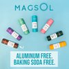 MAGSOL Natural Deodorant for Men & Women - Mens Deodorant with Magnesium - Perfect for Ultra Sensitive Skin, Aluminum Free Deodorant for Women, Baking Soda Free 3.2 oz (Sandalwood)