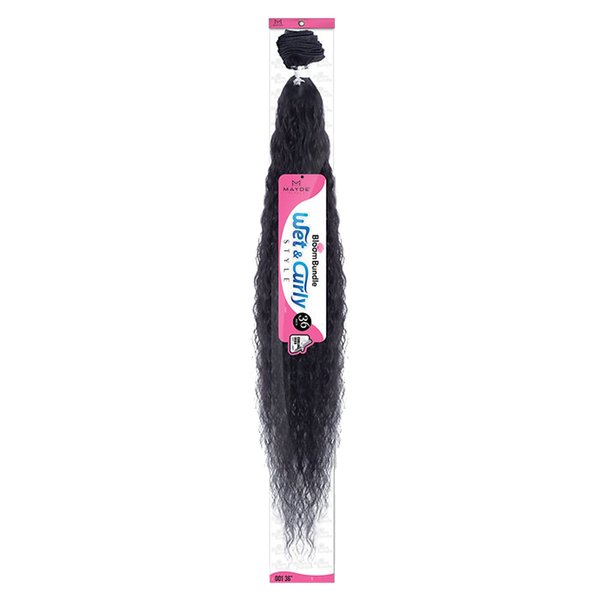 Mayde Beauty Bloom Bundle Weaving WET & CURLY 001 36" (1B)