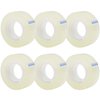 OWLKELA 6 Rolls Transparent Tape Refills, Clear Tape, All-Purpose Transparent Glossy Tape for Office, Home, School