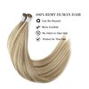 ABH AmazingBeauty Hair I Tip Hair Extensions Human Hair 16 Inch Fusion Hair Extensions Human Color #8A Light Brown Mixed with #60 Ash Blonde Hair Extensions for Short Hair Silky Straight 50g 50strands