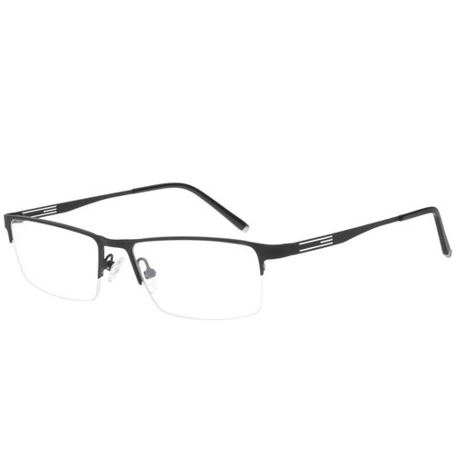 Jcerki Blue Half Frame Business Bifocals Reading Glasses 1.50 Men Women Fashion Light Bifocals Reading Eyeglasses