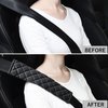 MIKAFEN Universal Car Seat Belt Pads Cover,Seat Belt Shoulder Strap Covers Harness Pad for Car/Bag,Soft Comfort Helps Protect You Neck and Shoulder from The Seat Belt Rubbing(2-Pack)