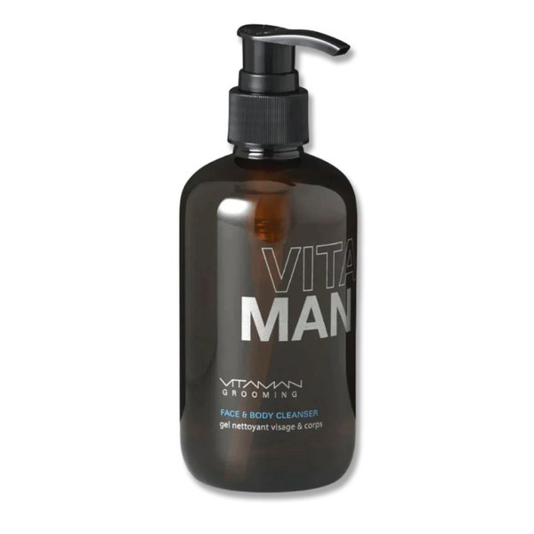 VITAMAN Face And Body Cleanser | Lemon Myrtle | Gentle Face Wash | For Men | 8.4 oz