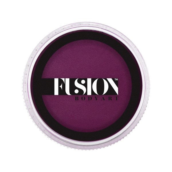 Fusion Body Art Pro Face Paint | Prime Deep Magenta (32gm), Professional Quality Water Activated Face and Body Paint Supplies Single Makeup Cake Hypoallergenic, Non-Toxic, Safe, Vegan