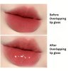 ROZZEE Lip Gloss - Lip Oil, Lip Plumper for Women, Non-Sticky, Hydrating Clear & Tinted Gloss, Perfect Party Favor, Glossy & Moisturizing Lip Products for All Occasions (Suger Glass, 6ml)