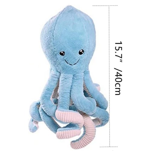 OPHRBU Octopus Plush Toys, Soft Octopus Toys, Best Gift for Birthday, Party, Christmas. 1 Piece (15.7inch, Purple)
