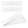 24 Pairs Eyebrow Auxiliary Sticker Disposable Eyebrow Stamp Stencil Kit Eyebrow Template Sticker Eyebrow Template Sticker, Adjustable