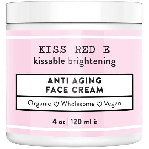 KissRedE Anti Aging Face Cream. Best Anti Wrinkle Cream Moisturizer For Face, Hands, Neck. Reduce Wrinkles, Fine Lines, Crows Feet, Puffy Eyes.