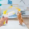 Juome Interactive Cat Toy Ball Launcher, Cat Feather Toy Shooter, Cat Ball Toys Shooting, Cat Toys for Bored Indoor Cats