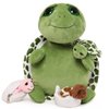 Karister 4Pcs Turtle Stuffed Animals with Babies Inside Shell,Sea Turtle Plush Toy 14'',Stuffed Turtle for Kids,Plush Turtle for Birthday Christmas or Baby Shower,Turtle Pillow,Tortoise Plush Toys
