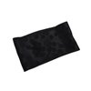 PuffCuff | 100% Silk Edge Wrap | Non-Slip Head Wrap with Velcro Closure | Gentle on Thick, Curly Hair | Stays in Place | 1 Piece, Black