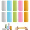 YUBIRD 10 PCS Silicone Travel Sleeves for Toiletries, Toiletry Sleeves for Leak Proofing, Leak Proof Sleeves for Travel Bottles, Travel Size Toiletries, Cruise Must Haves for Women Men