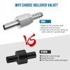 Fuel Tank Vent Rollover Valve, Alpha Rider 304 Stainless Steel Breather Rollover Vent Valve For Kawasaki KRX 1000 With Steel Ball