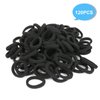 Ansnbo 120PCS Black Hair Ties, Seamless Thick Hair Bands Ponytail Holder, Elastic Hair Tie No Damage Crease Hairties Soft Hair Ties for Women