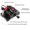 RED WOLF 60Amp Circuit Breaker for Boat Trolling Motor Marine ATV Trailer Vehicles Stereo Audio Electronic Battery Solar System Inline Fuse with Manual Reset Switch Waterproof DC 12V-48V