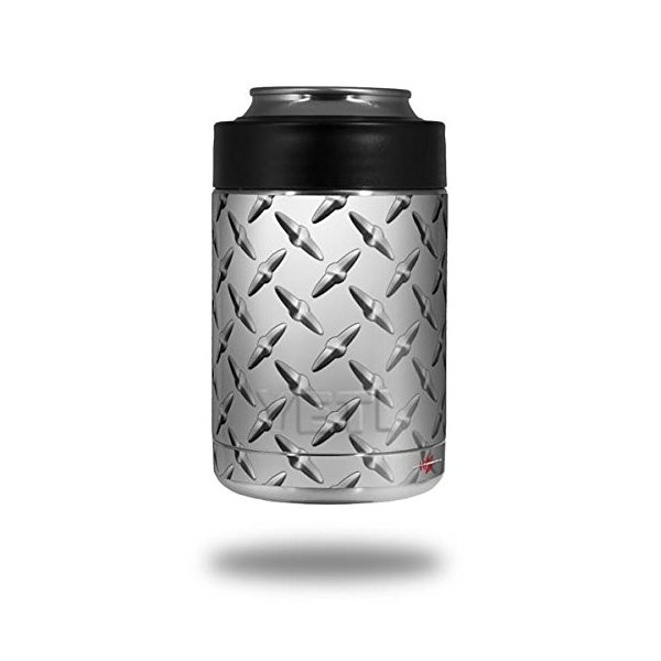 Diamond Plate Metal - Decal Style Skin Wrap fits Yeti Rambler Colster and RTIC Can (Cooler NOT Included)