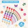 320pcs Tanning Stickers for Body, 9.8 x 5.5inch Self-Adhesive Tanning Sunbathing Stickers 8 Styles Tanning Bed Stickers Sun Tanning Sticker for Summer Beach Outdoor Party Supplies
