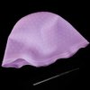 1 Pc Purple Reusable Silicone Hair Coloring Highlighting Cap, Hair Dyeing Cap for Hair with Hook for Hair Coloring Salon Hairdressing Tool