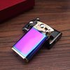 Retro Rocker Cigar Cigarette Jet Torch Refillable Butane Lighter in Rainbow
