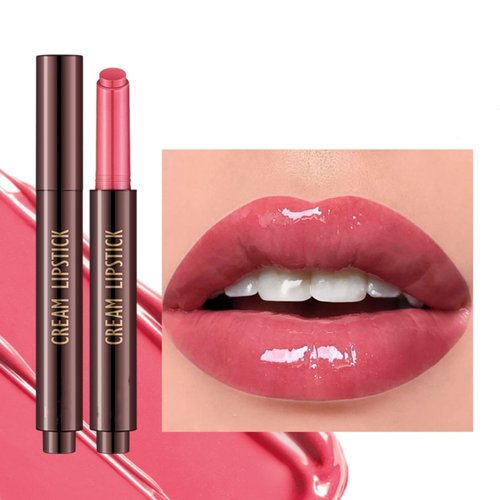 MAEPEOR Hydrating Lip Balm 9 Colors Smooth Moisturizing Shine Lip Balm Non-Sticky and Long Lasting Nourishing Tinted Lipstick (Color 03)