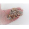 Generic Medium copper brown beige gray marbled hair claw clip