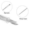 WONVOC 9 pcs Long Sewing Needles - 3 Sizes Stitching Needles-3.5/4.9/5.9'', Big Eye Hand Sewing Needles for Stitching and Crafting Projects for Sewing Curtain, Cushion, Carpet, Sofa, etc