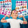 100 PCS Octopus Themed Birthday Party Favors Decorations Supplies Decor Octopus Ocean Under the Sea Animals Temporary Tattoos Stickers for Girls Boys Baby Shower Gifts Student School Prizes Rewards