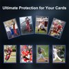 50 Count 55pt Card Sleeves Hard Plastic, 55pt Hard Card Sleeves with 50 Count 55pt Clear Soft Sleeves, 3"x4" Baseball Card Protectors Hard Plastic Perfect for 55pt Baseball Cards, Football Cards
