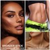 Cream Bronzer Stick, Multi-use Contour Stick for Face Shaping, Matte Finish Beauty Wand for Sculpt the Face, Easy to Apply, Longwear, Waterproof, Buildable and Blendable Color (#13, 1PC)