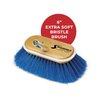 Shurhold 970 6 inch Extra Soft Bristle Brush, Deck Brush with Blue Polystyrene Bristles
