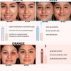 MAEPEOR Liquid Conceal Contour 7 Colors Cream Lightweight Liquid Concealer Contour Makeup for Concealing Blemishes, Brighten Dark Circles (Color 03 Blue)