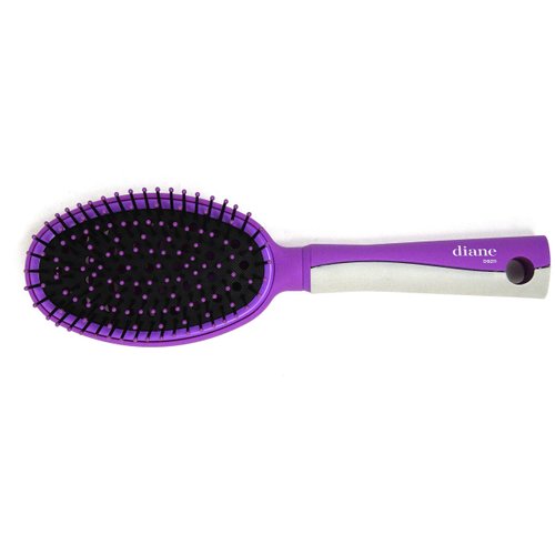 Diane Vented Oval Soft Touch Handle Collection Paddle Brush