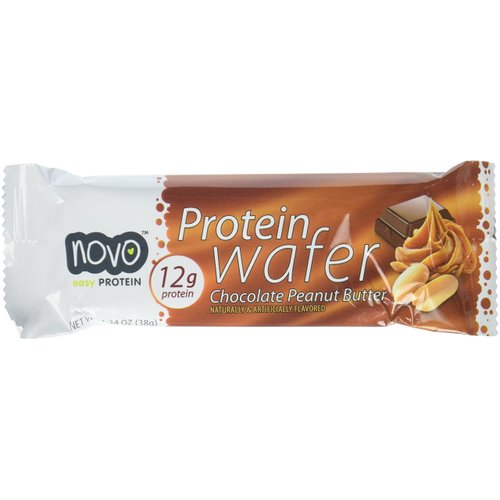 Protein Wafer Peanut Butter - Box of 12 Bars, Peanut Butter, 12 Count