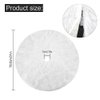 Konsait Plush Christmas Tree Skirt - Round Snow White Xmas Tree Mat Base Cover for Holiday Home Decorations, 31Inch/78CM