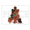 Dachshund Christmas Cards Peace : 10 Holiday Cards with Envelopes