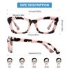 Okany Blue Light Blocking Glasses for Women Men Fashion Computer Screen Gaming TV Phones Anti Eyestrain & UV Glare Glasses 3 Pack