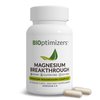 BIOptimizers Magnesium Breakthrough Supplement 4.0-7 Forms of Mg: Glycinate, Malate, Citrate, and More - Natural Support for Sleep and Cognitive Function - 30 Capsules- Calming Vitamins Complex