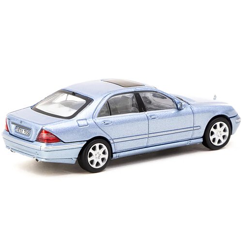 S-Class Horizon Blue Metallic "Global64" Series 1/64 Diecast Model by Tarmac Works T64G-072-BL
