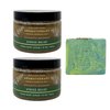 Bath & Body Works Aromatherapy Eucalyptus + Spearmint 2 Pack Sugar Body Scrub Set with a Fresh Forest Bar Soap - Full Size