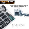 KOOTANS 32Size 1225Pcs Metric Nitrile Rubber O Rings Assortment Kit + 4pcs O-Ring Remover, Oil Resistant NBR O-Ring Sealing Assortment Kit Set for Air Plumbing, Fuel Injector and Faucet Seal O Rings