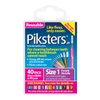Piksters Interdental Brushes (40 Pack, Size 1 (Purple))