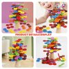 SOPHIYAYA Wooden Colorful Stacking Tree Toy, Stacking Blocks, Balance Game Building Toys, Preschool Kindergarten Educational Montessori Toys for 3 4 5 6+ Year Old Boys Girls Birthday Gifts