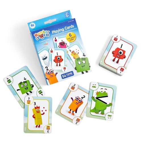 hand2mind Numberblocks Playing Cards, Card Games for Kids, Kindergarten Math Games, Deck of Cards Themed, Number Toys, Preschool Learning Activities, Educational Games, Stocking Stuffers for Kids 3-5
