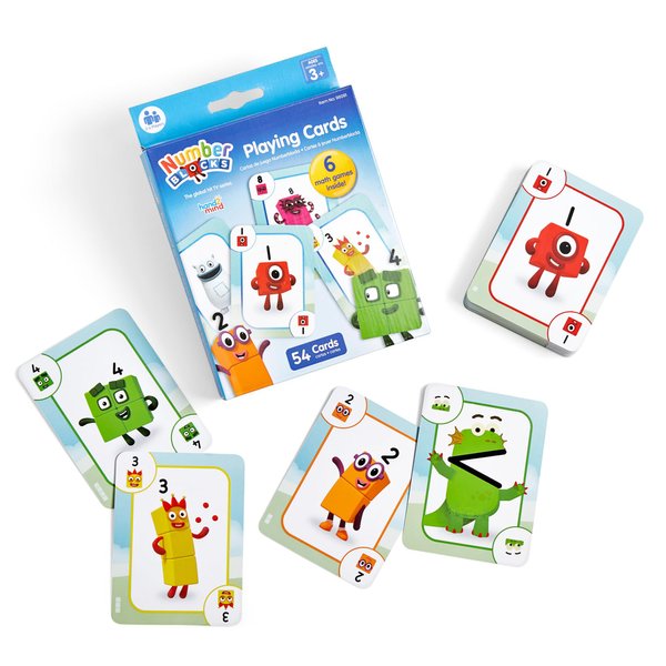 hand2mind Numberblocks Playing Cards, Card Games for Kids, Kindergarten Math Games, Deck of Cards Themed, Number Toys, Preschool Learning Activities, Educational Games, Stocking Stuffers for Kids 3-5