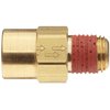 Control Devices P2525-1WA Brass Ball Check Valve, 1/4" NPT Female x NPT Male