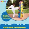 JOYIN Punching Bag for Kids, 47 Inches Kids Punching Bag with Bounce-Back Action, Double-Sided Inflatable Punching Bag(1 Pack)