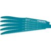 Makita 723081-A-5 8" Wood Cutting Recipro Saw Blade, Progressive, 5/pk