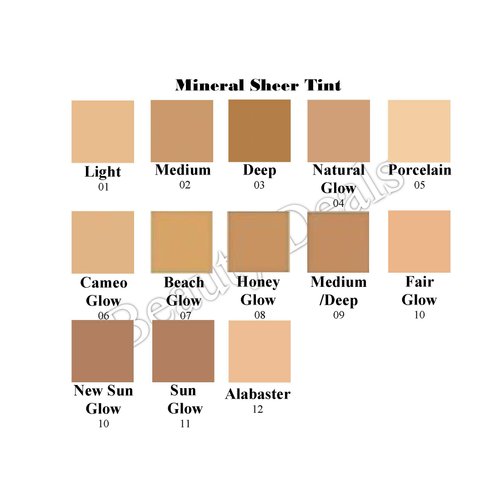 Beauty Deals Mineral Sheer Tint SPF 20 Tinted Moisturizer (Fair Glow)